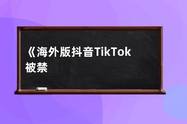 《海外版抖音TikTok被禁止，美国“后浪”纷纷翻墙？》8月4日_国内抖音搬运 国 