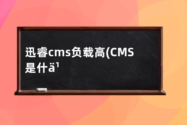 迅睿cms负载高(CMS是什么意思)